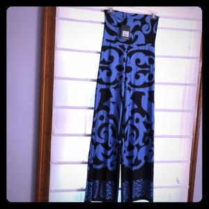 Wide leg palazzo pants